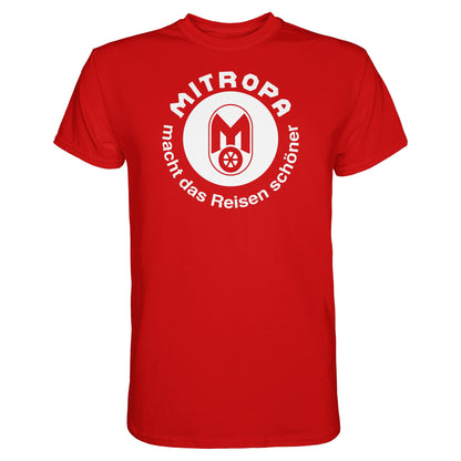 DDR Ostalgie Shirt Unisex • MITROPA MACHT DAS REISEN SCHÖNER - dunkel