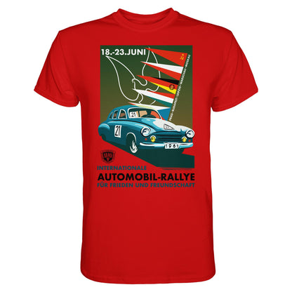 DDR Ostalgie Shirt Unisex • INTERNATIONALE RALLYE WARTBURG 1961 (ORIGINAL-PLAKAT)