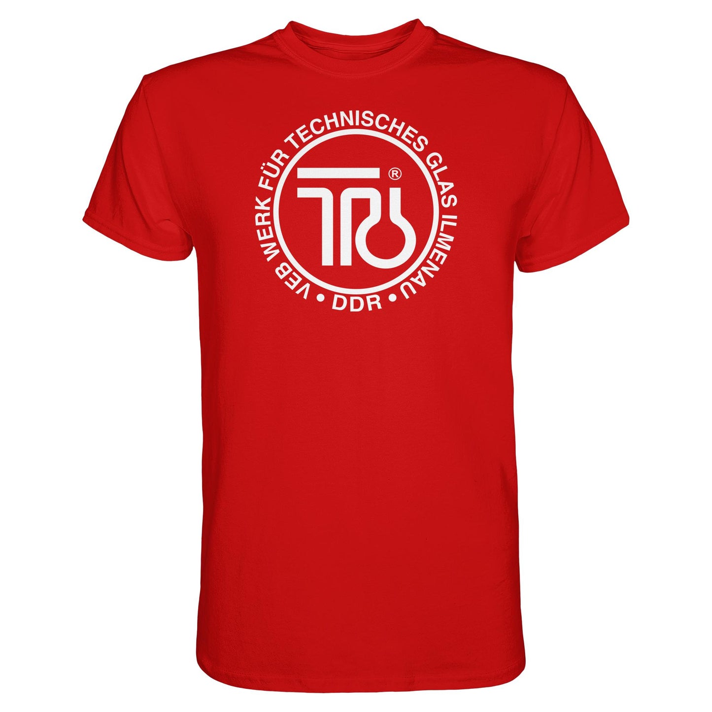 DDR Ostalgie Shirt Unisex • VEB WERK FÜR TECHNISCHES GLAS ILMENAU