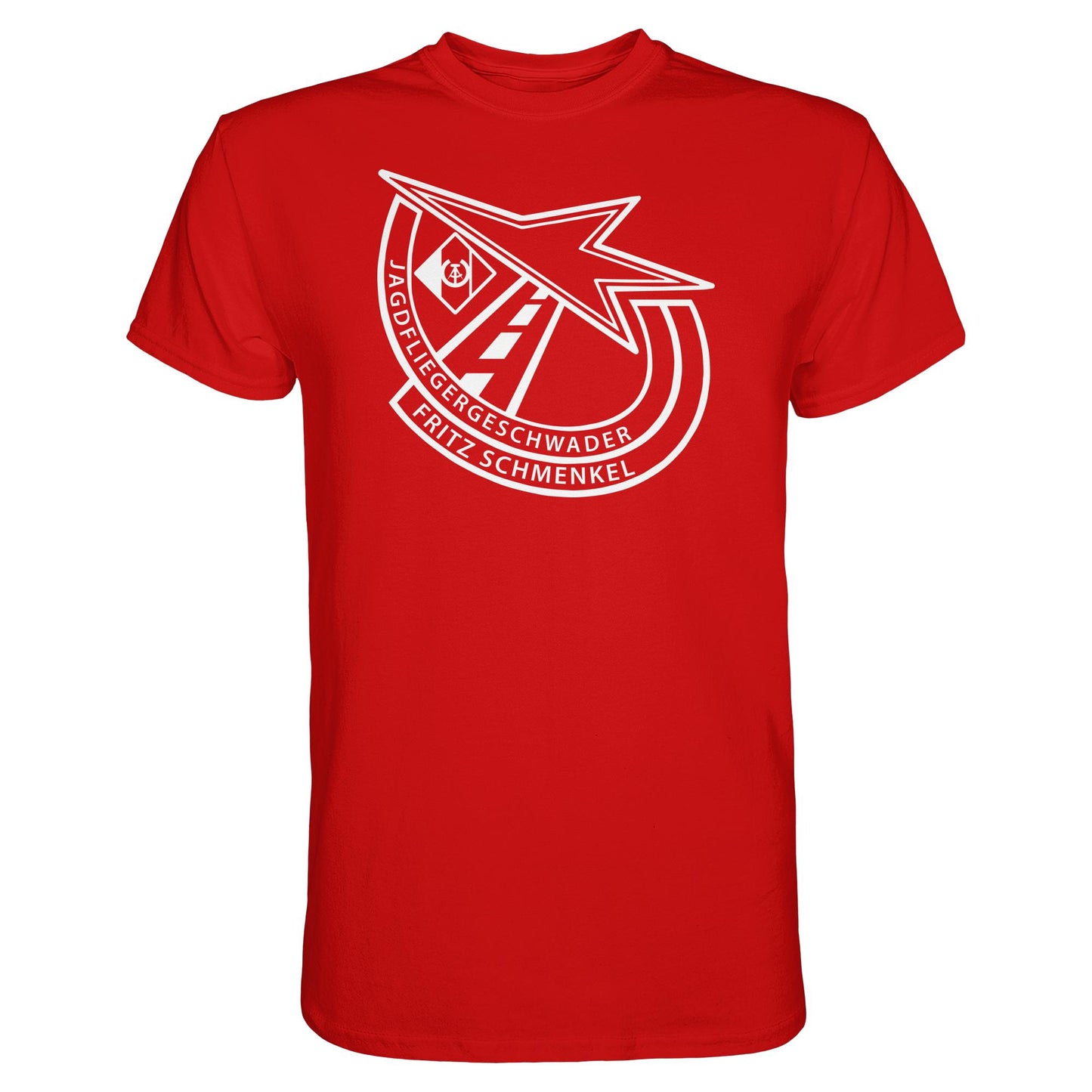 DDR Ostalgie Shirt Unisex • NVA EMBLEM - GESCHWADER FRITZ SCHMENKEL