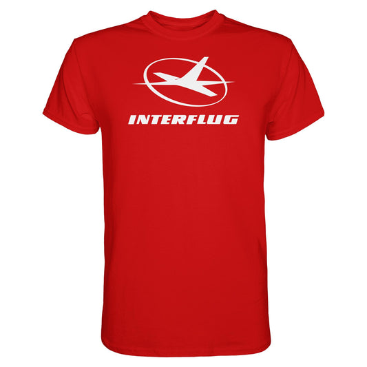 DDR Ostalgie Shirt Unisex • INTERFLUG MONOCHROM