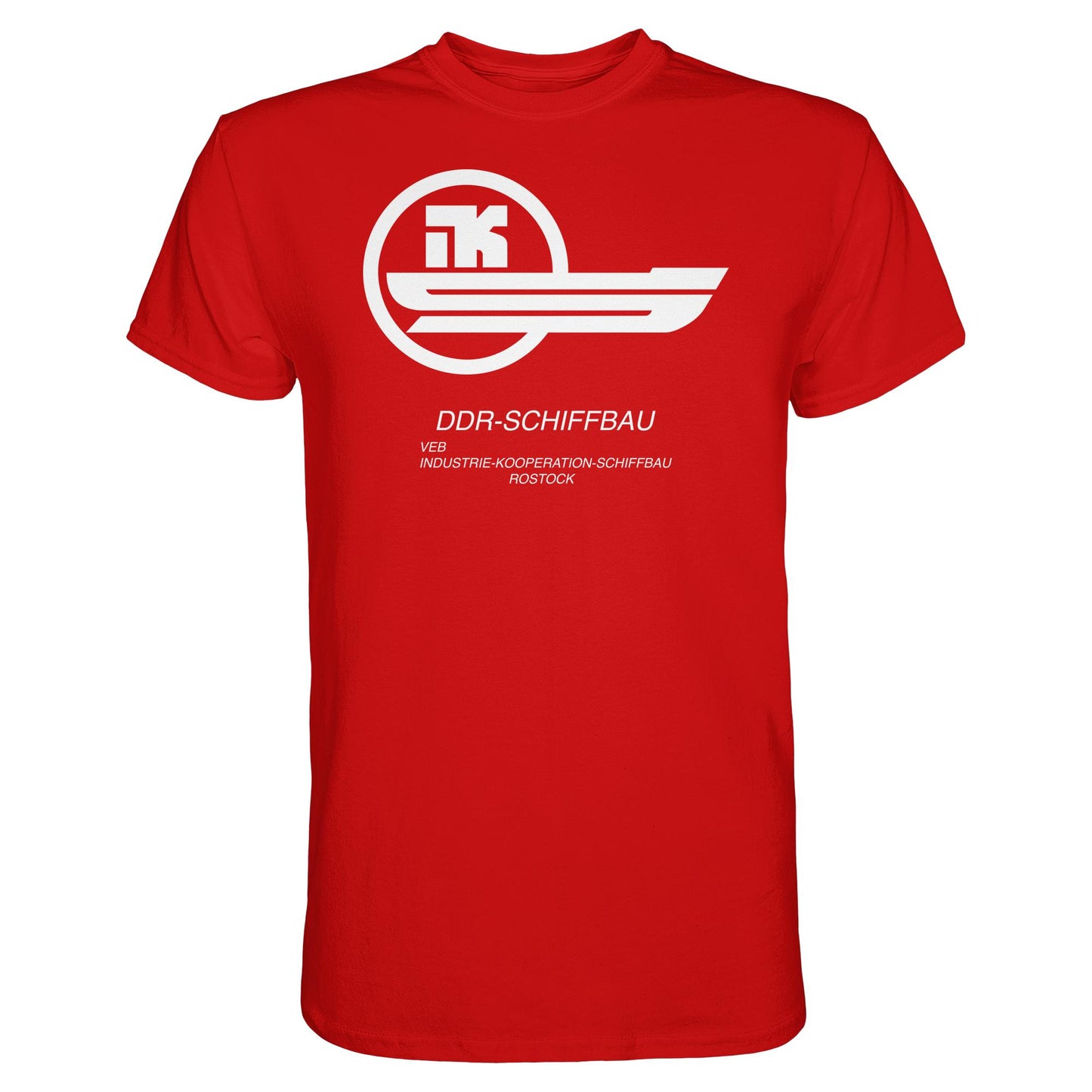 DDR Ostalgie Shirt Unisex • VEB INDUSTRIE-KOOPERATION SCHIFFBAU ROSTOCK