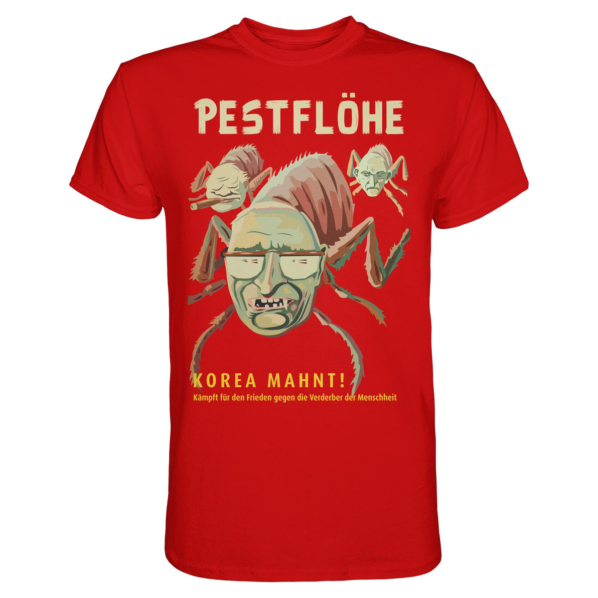 DDR Ostalgie Shirt Unisex • NATO-PESTFLÖHE - KOREA WARNT