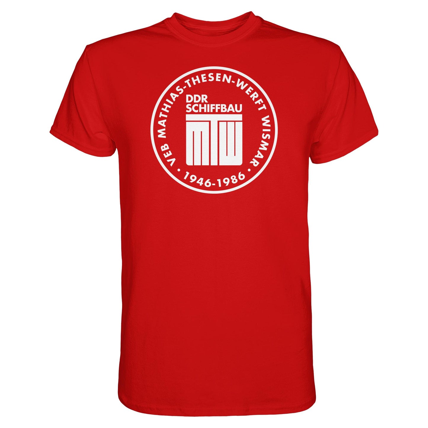 DDR Ostalgie Shirt Unisex • MATHIAS-THESEN-WERFT WISMAR
