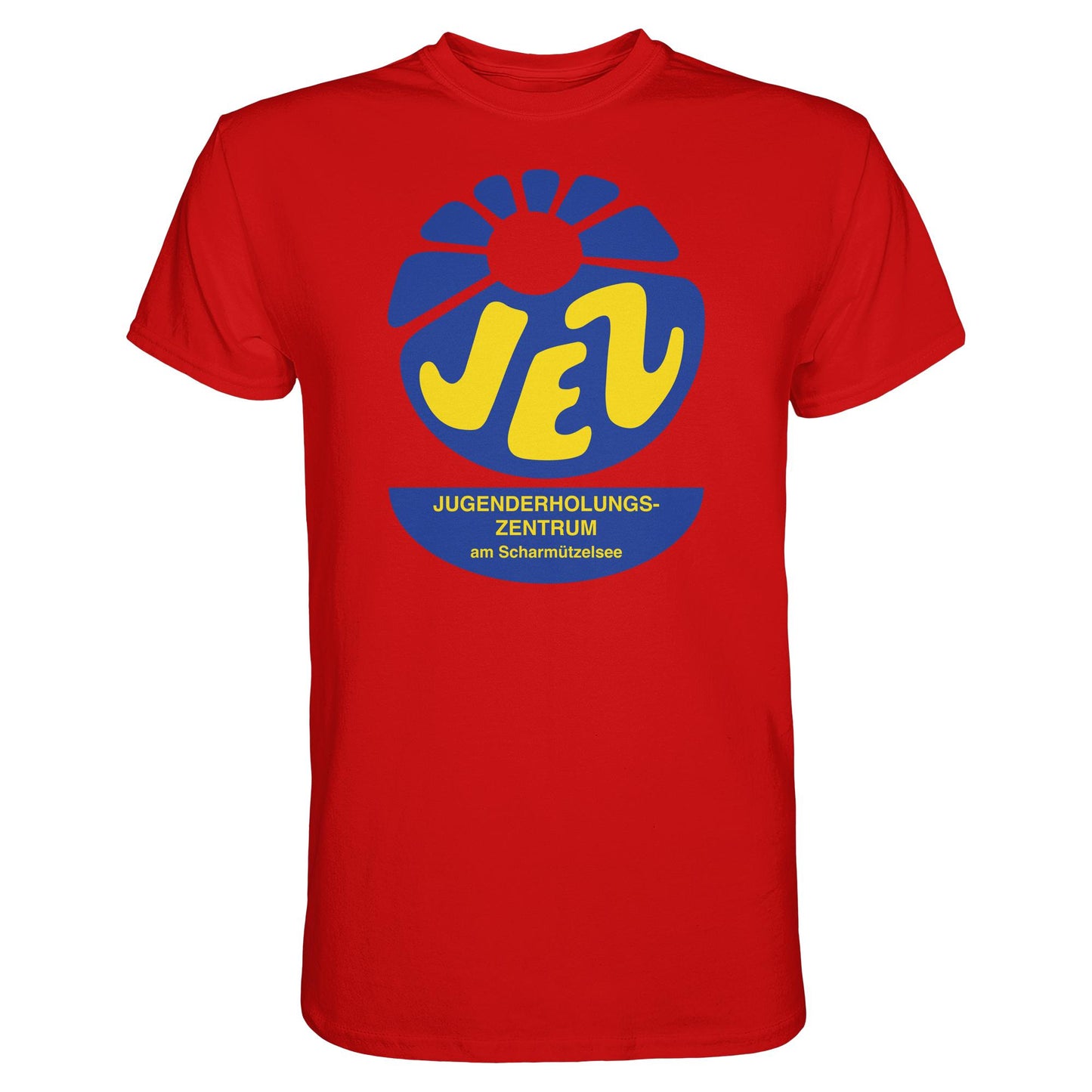 DDR Ostalgie Shirt Unisex • JEZ - JUGENDERHOLUNGSZENTRUM SCHARMÜTZELSEE
