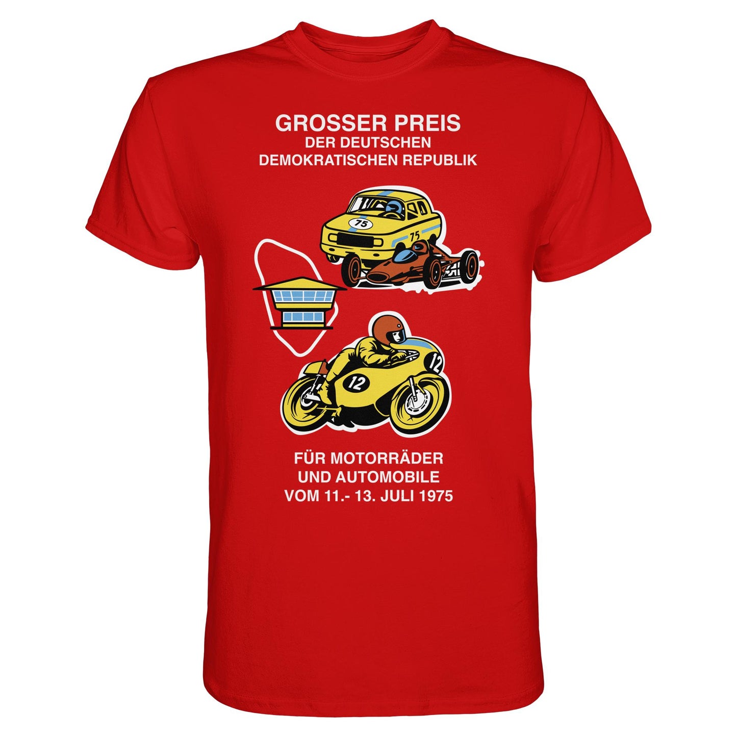 DDR Ostalgie Shirt Unisex • GROSSER PREIS DER DDR 1975