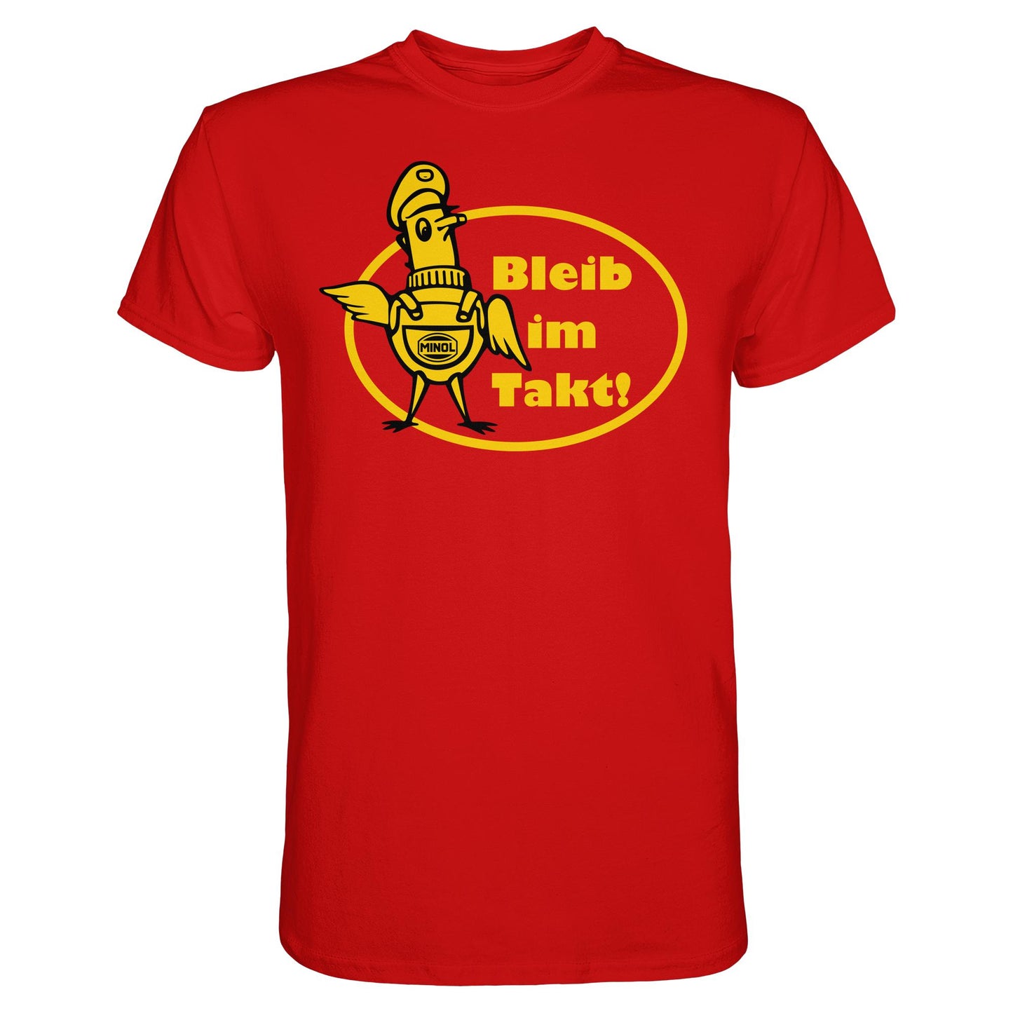 DDR Ostalgie Shirt Unisex • MINOL - BLEIB IM TAKT