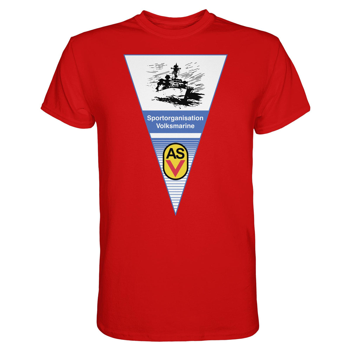 DDR Ostalgie Shirt Unisex • ASV SPORTORGANISATION VOLKSMARINE