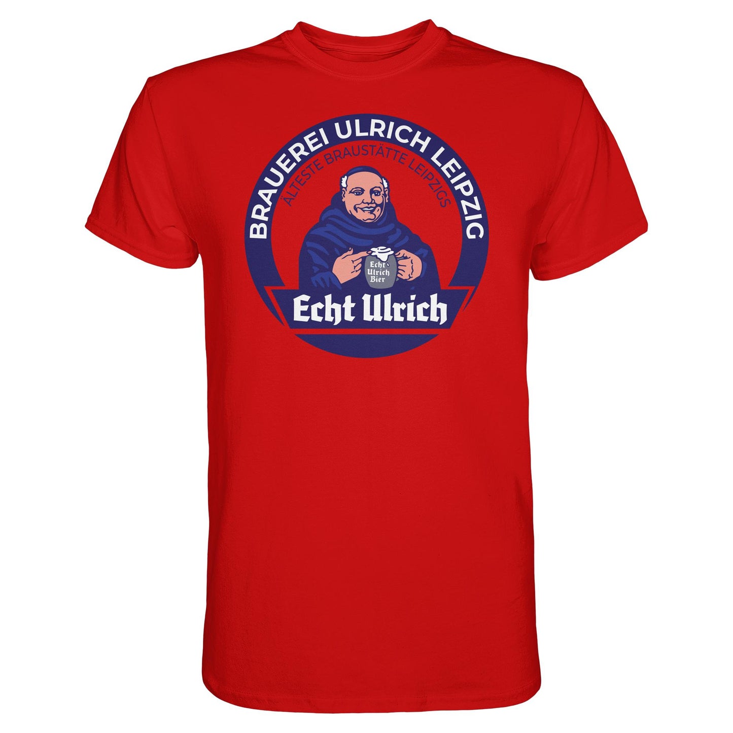 DDR Ostalgie Shirt Unisex • ECHT ULRICH BIER LEIPZIG (ORIGINAL BIERDECKEL)
