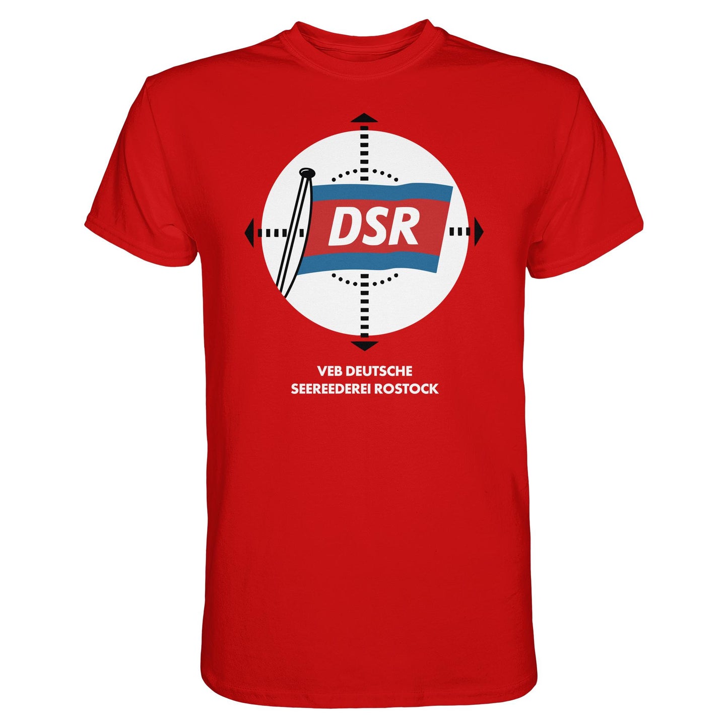 DDR Ostalgie Shirt Unisex • DSR - VEB DEUTSCHE SEEREEDEREI ROSTOCK