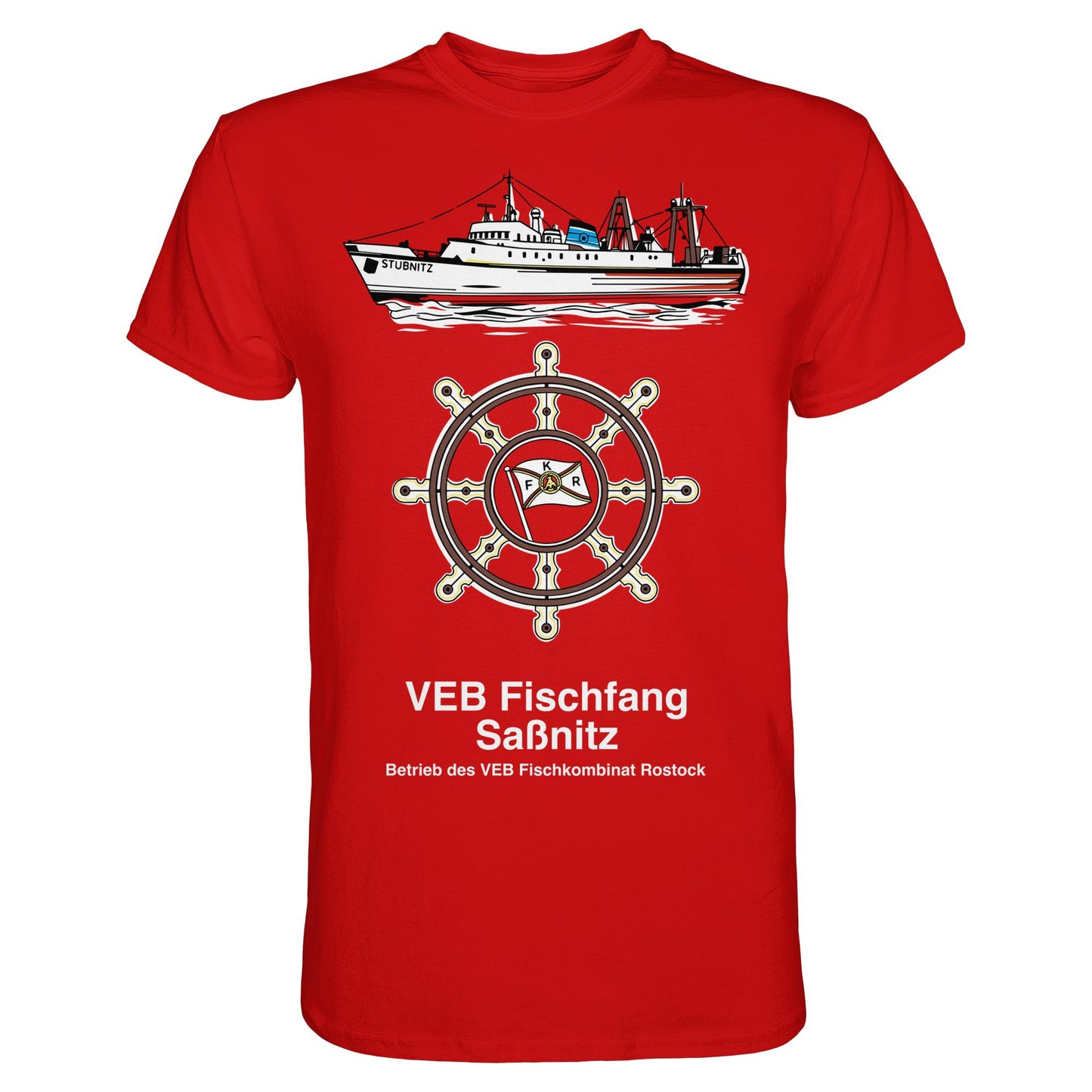 DDR Ostalgie Shirt Unisex • VEB FISCHFANG SASSNITZ