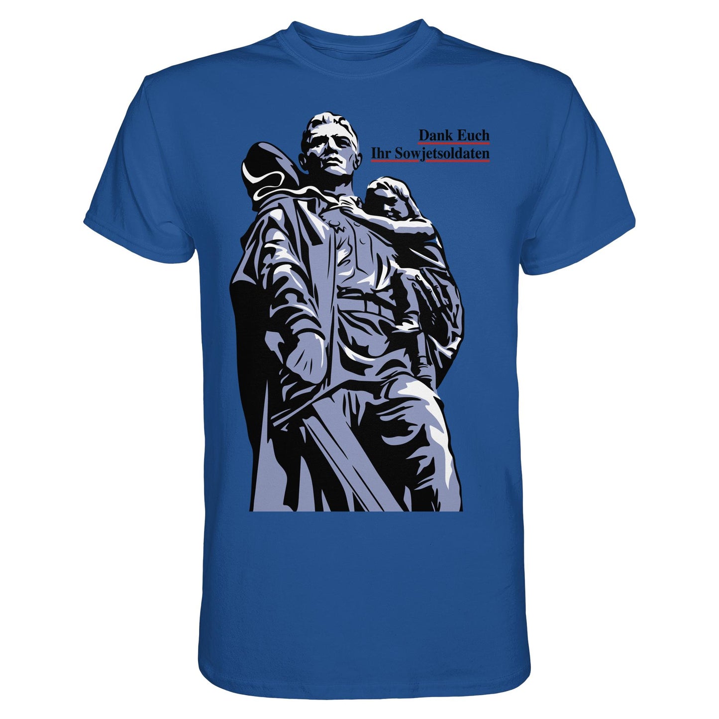 DDR Ostalgie Shirt Unisex • DANK EUCH IHR SOWJETSOLDATEN (DDR ORIGINAL-PLAKAT)
