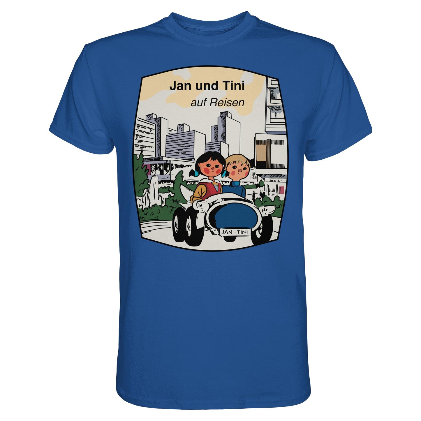 DDR Ostalgie Shirt Unisex • JAN UND TINI AUF REISEN (ORIGINAL QUARTETT)