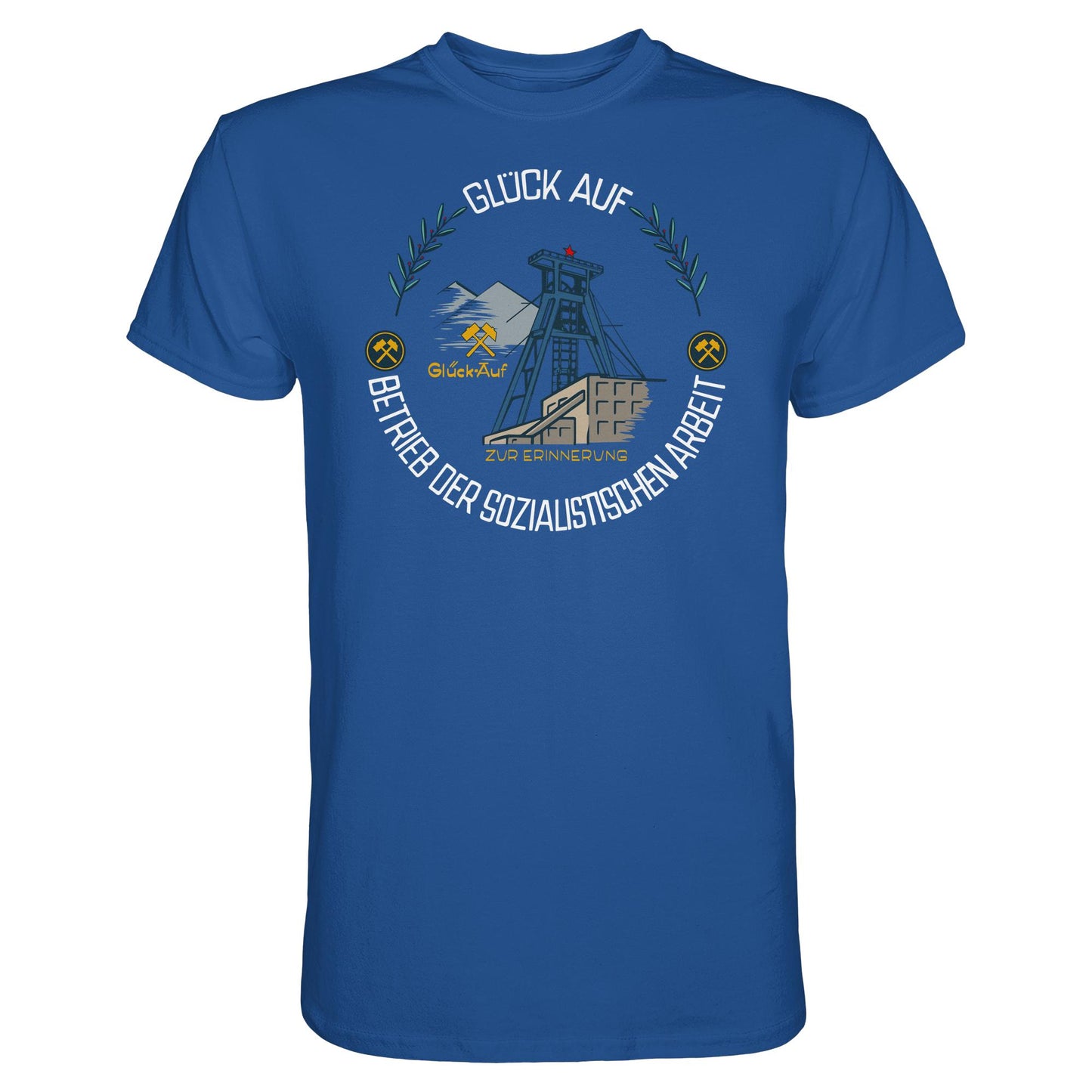 DDR Ostalgie Shirt Unisex • WISMUT - GLÜCK AUF