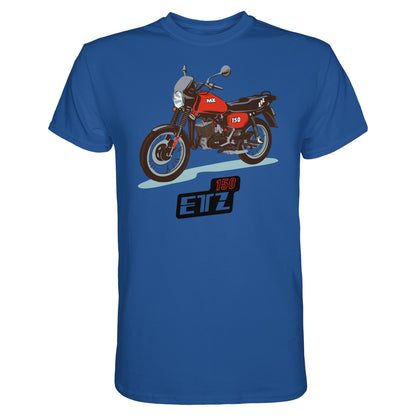 DDR Ostalgie Shirt Unisex • MZ ETZ 150 ROT (ORIGINAL DDR-PLAKAT)