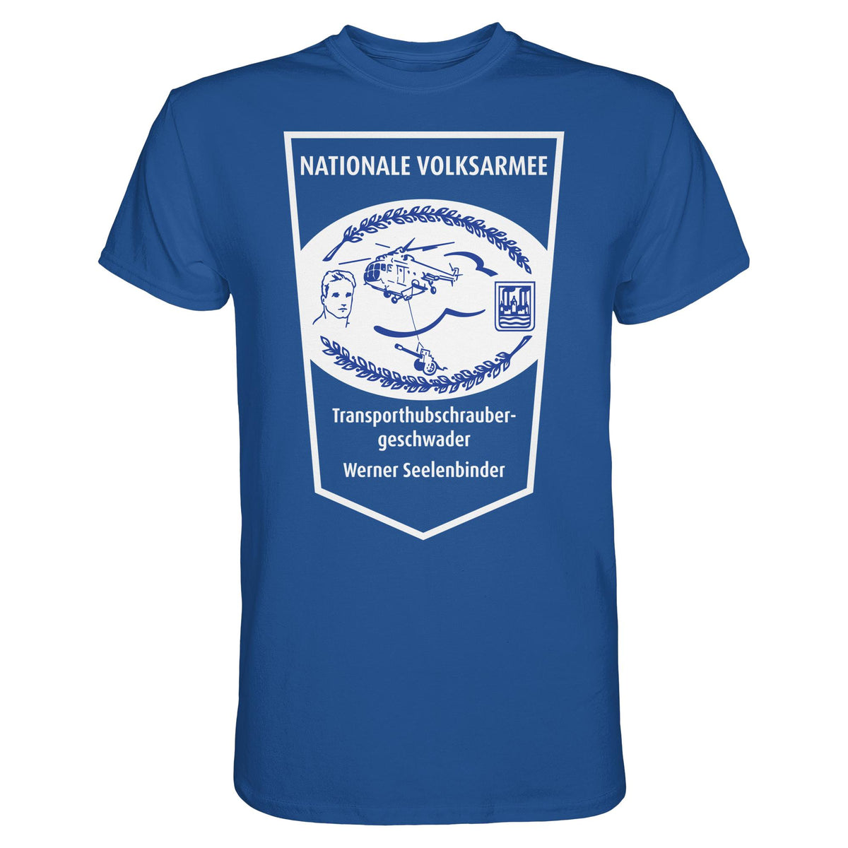 DDR Ostalgie Shirt Unisex • NVA - TRANSPORTHUBSCHRAUBERGESCHWADER WERNER SEELENBINDER