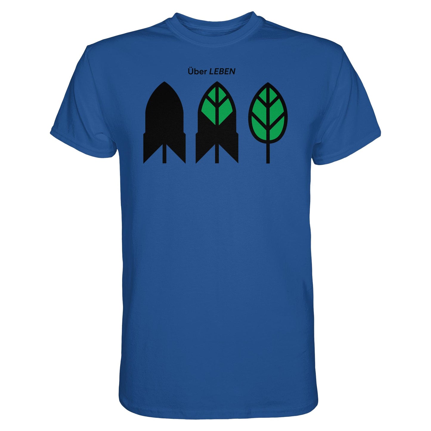 DDR Ostalgie Shirt Unisex • ÜBER LEBEN (ORIGINAL FRIEDENS-PLAKAT)