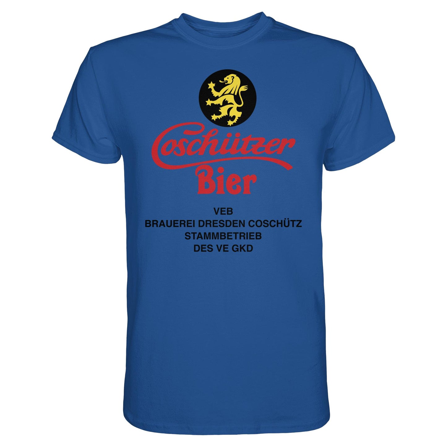 DDR Ostalgie Shirt Unisex • COSCHÜTZER BIER - VEB BRAUER DRESDEN