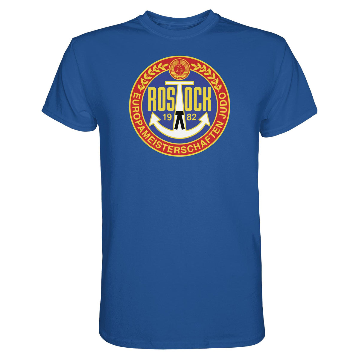DDR Ostalgie Shirt Unisex • EUROPAMEISTERSCHAFTEN IM JUDO - ROSTOCK 1982
