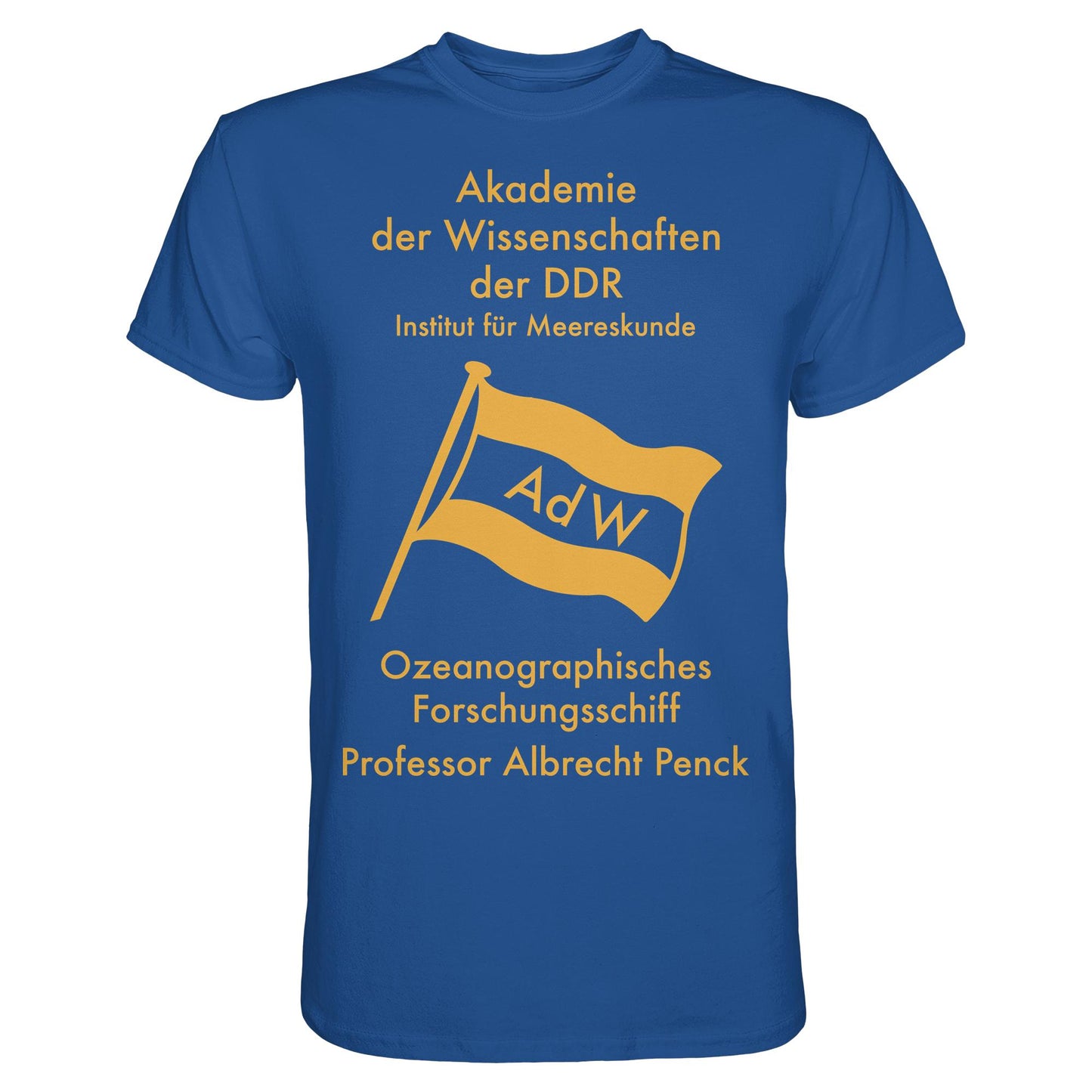 DDR Ostalgie Shirt Unisex • OZEONOGRAPHISCHES FORSCHUNGSSCHIFF ALBRECHT PENCK