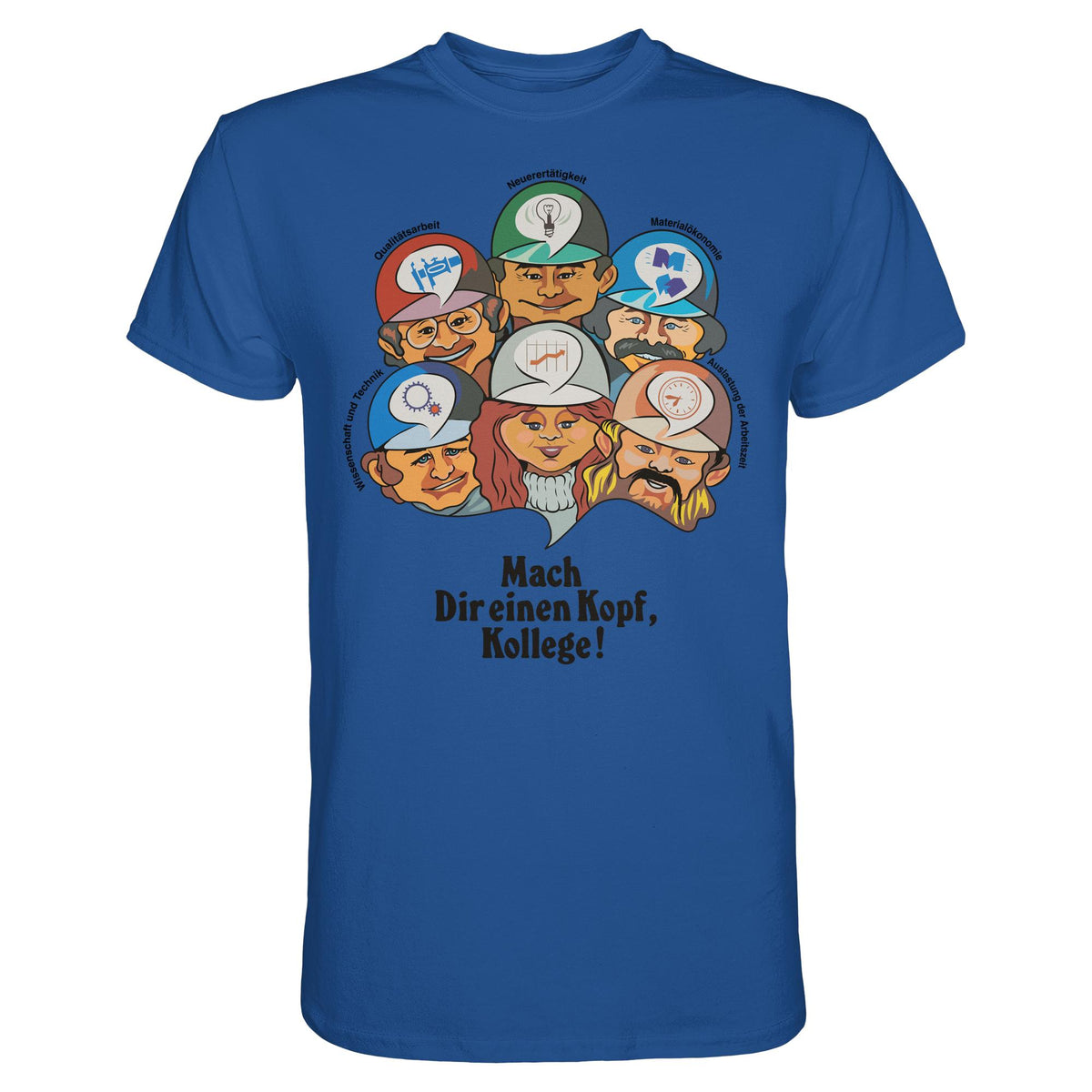 DDR Ostalgie Shirt Unisex • MACH DIR EINEN KOPF, KOLLEGE