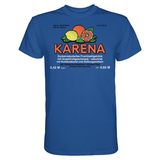 DDR Ostalgie Shirt Unisex • KARENA LIMONADE - GETRÄNKEKOMBINAT RENNSTEIG, MEININGEN