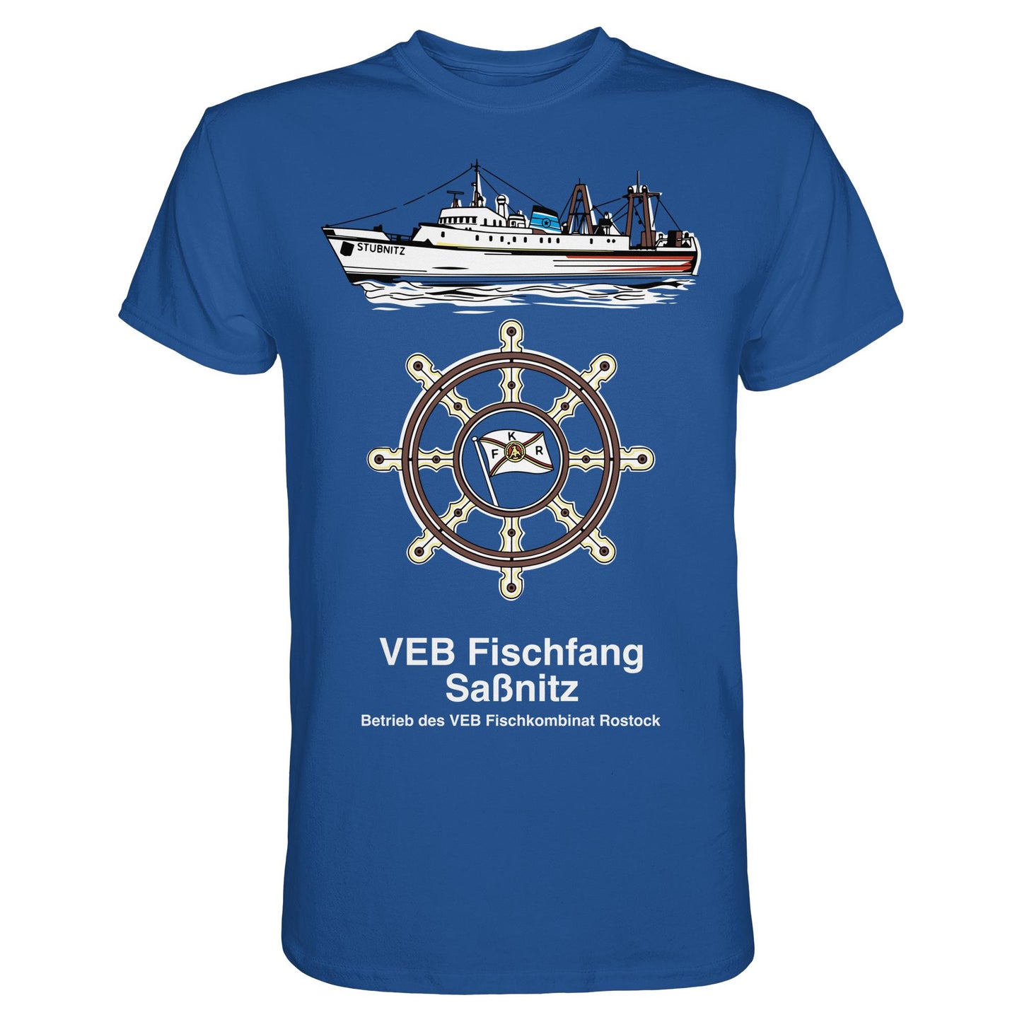 DDR Ostalgie Shirt Unisex • VEB FISCHFANG SASSNITZ