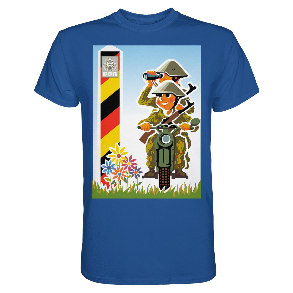 DDR Ostalgie Shirt Unisex • NVA-GRENZTRUPPEN (ORIGINAL-PLAKAT)