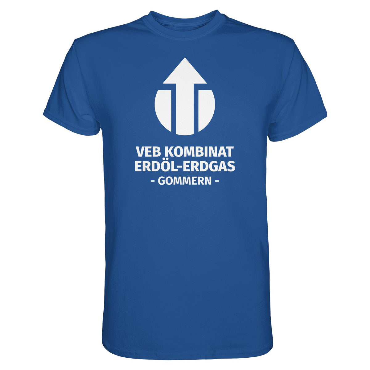 DDR Ostalgie Shirt Unisex • VEB KOMBINAT ERDÖL-ERDGAS GOMMERN