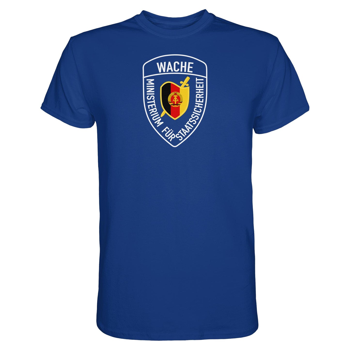 DDR Ostalgie Shirt Unisex • MINISTERIUM FÜR STAATSSICHERHEIT - WACHE (ORIGINAL SCHILD)
