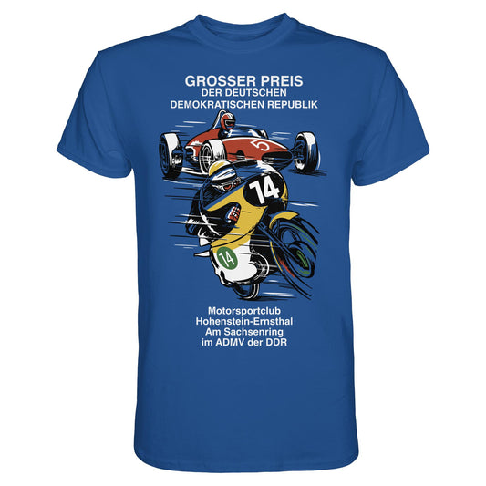 DDR Ostalgie Shirt Unisex • MOTORSPORT HOHENSTEIN-ERNSTHAL - GROSSER PREIS DER DDR