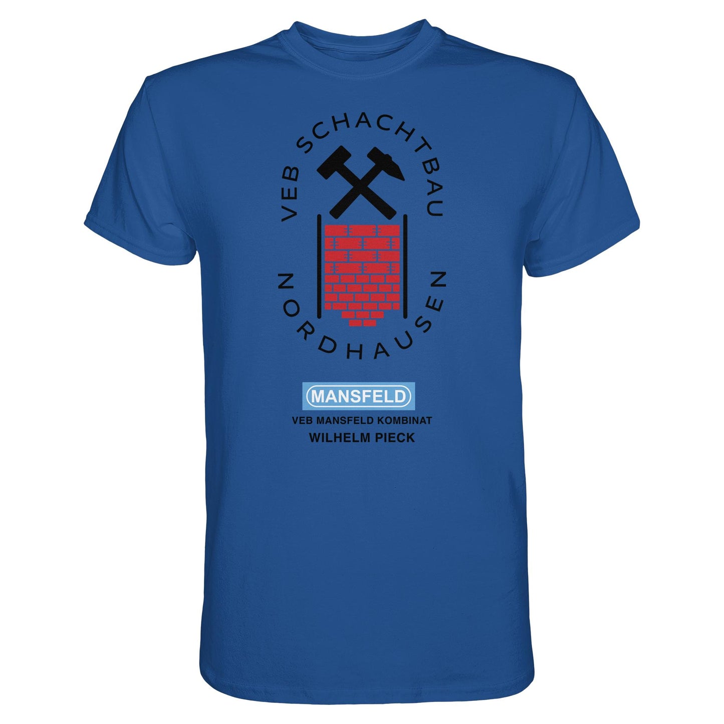 DDR Ostalgie Shirt Unisex • VEB SCHACHTBAU NORDHAUSEN - VEB MANSFELD KOMBINAT