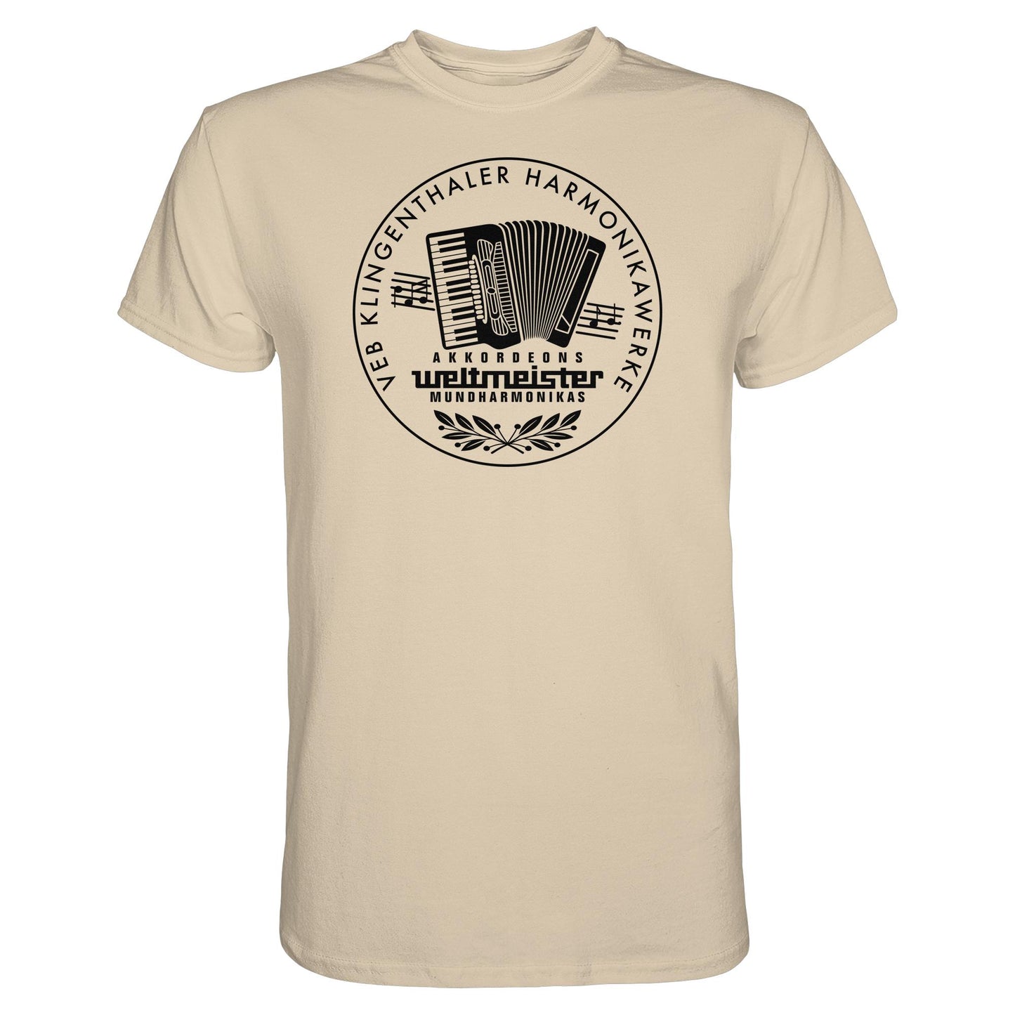 DDR Ostalgie Shirt Unisex • WELTMEISTER VEB KLINGENTHALER HARMONIKAWERKE