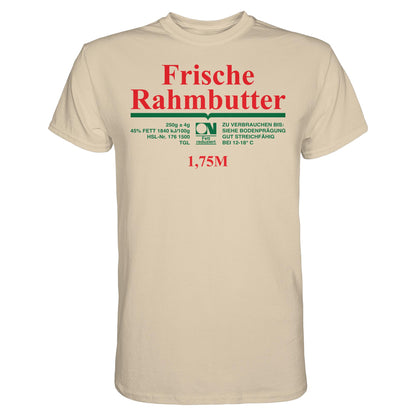 DDR Ostalgie Shirt Unisex • FRISCHE RAHMBUTTER - KONSUM