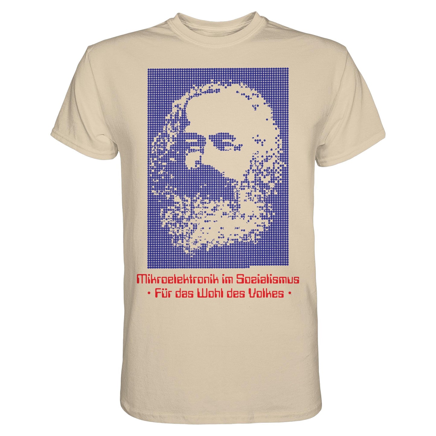 DDR Ostalgie Shirt Unisex • DDR MIKROELEKTRONIK FÜR DAS WOHL DES VOLKES (ORIGINAL POSTER)