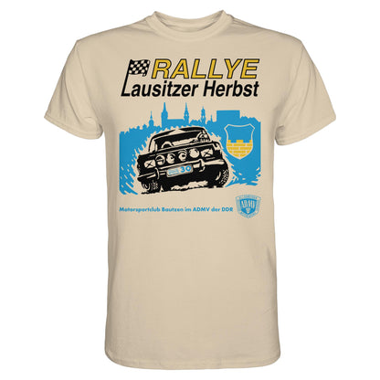 PREMIUM SHIRT UNISEX • RALLYE LAUSITZER HERBST, MOTORSPORTCLUB BAUTZEN