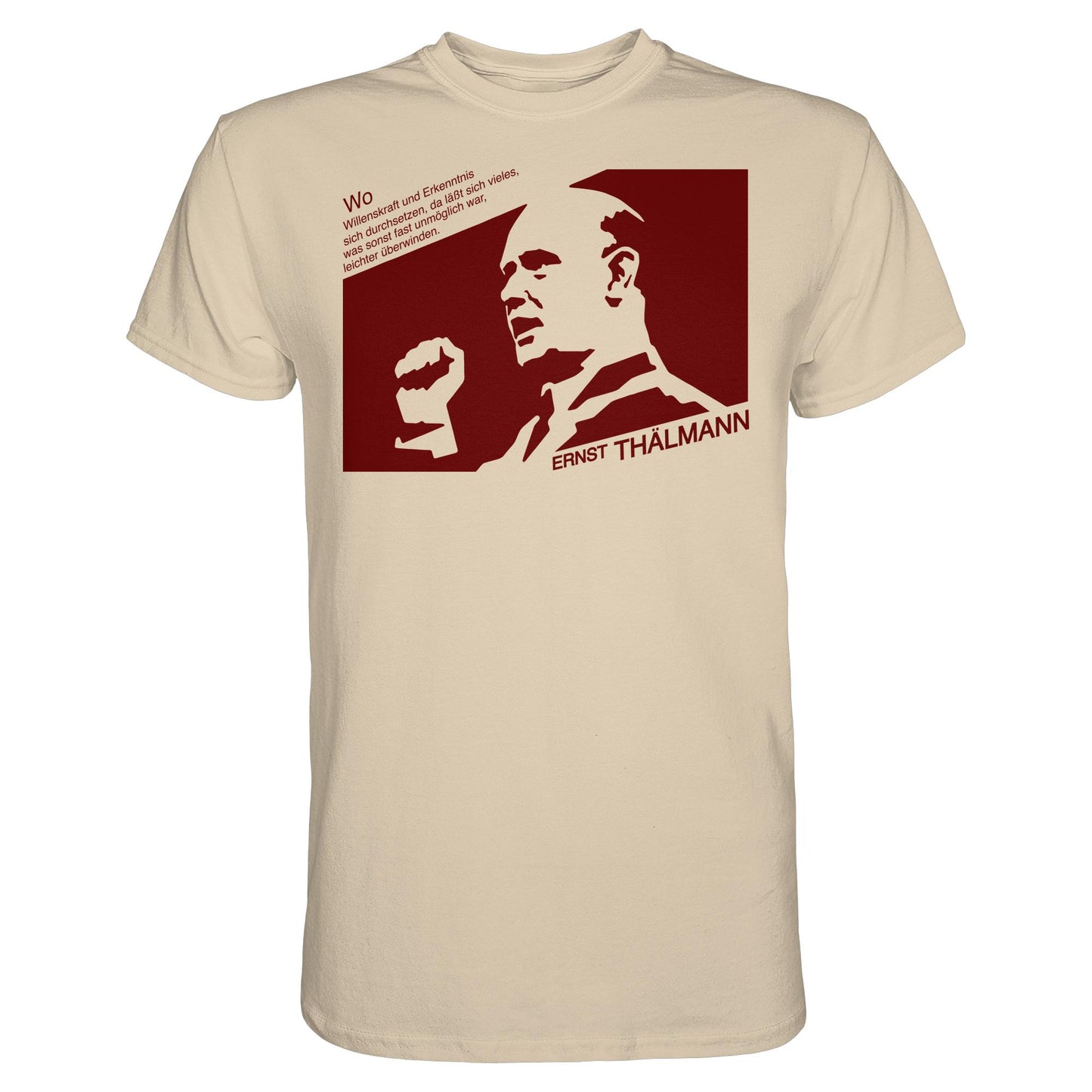 DDR Ostalgie Shirt Unisex • ERNST THÄLMANN - ORIGINAL DDR-PLAKAT