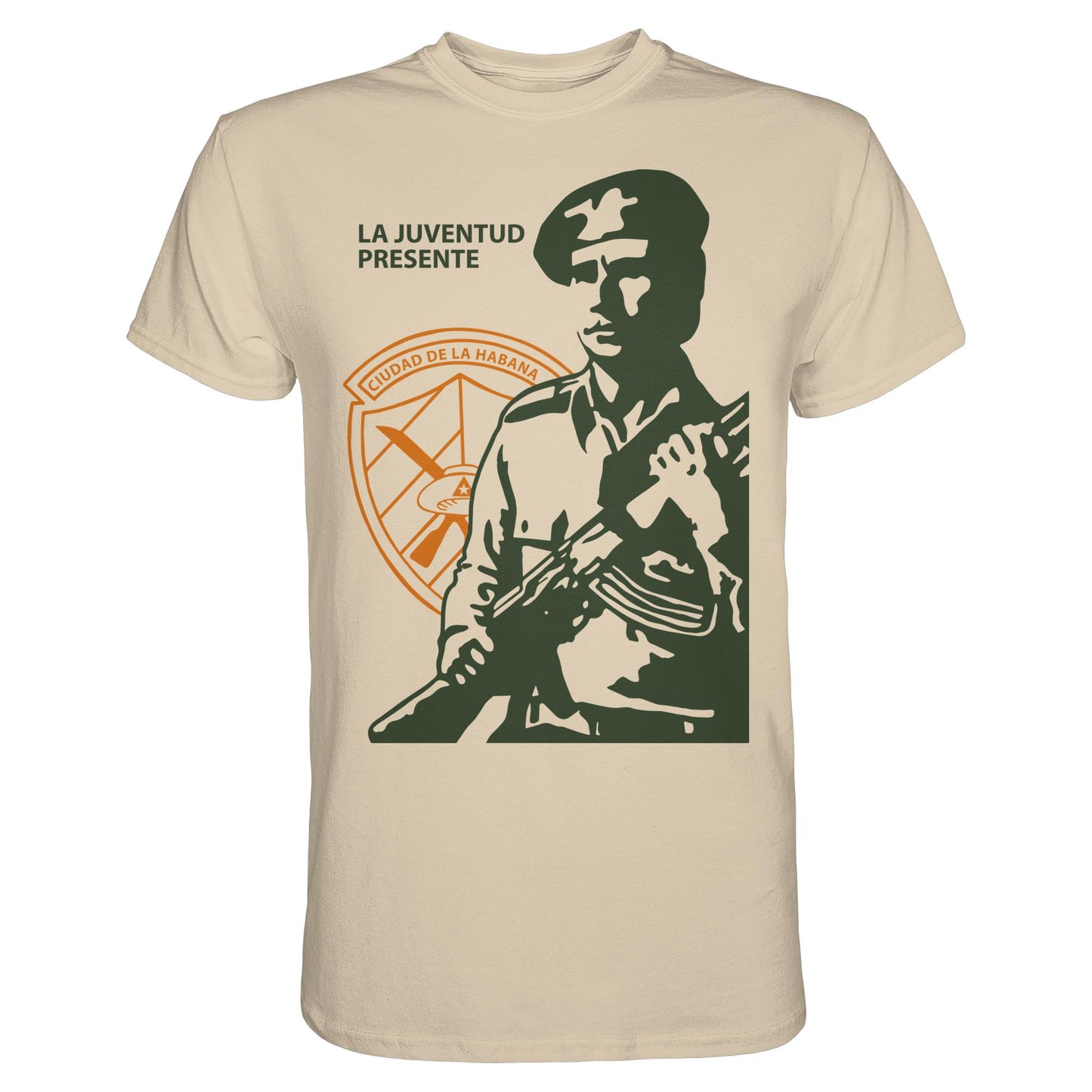 DDR Ostalgie Shirt Unisex • LA JUVENTUD PRESENTE CIUDAD DE LA HABANA (DIE JUGEND HAVANNAS IST AKTIV)