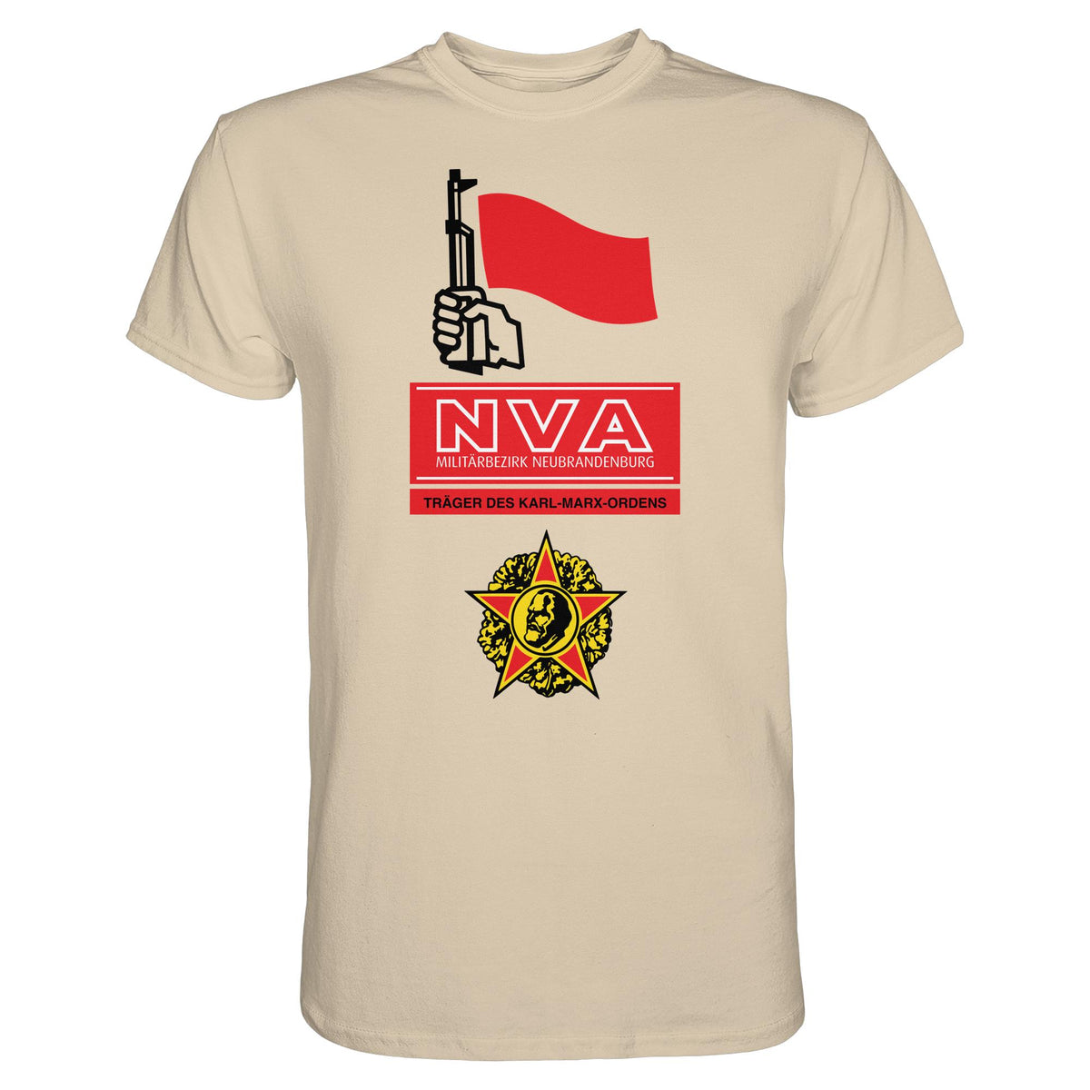 DDR Ostalgie Shirt Unisex • NVA - MILITÄRBEZIRK NEUBRANDENBURG