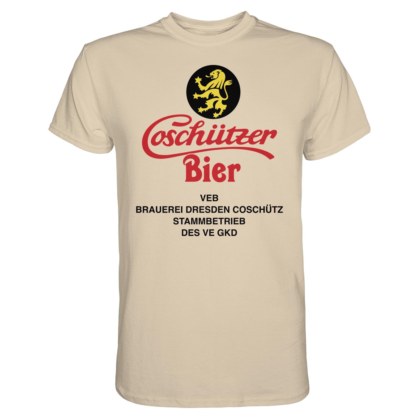 DDR Ostalgie Shirt Unisex • COSCHÜTZER BIER - VEB BRAUER DRESDEN