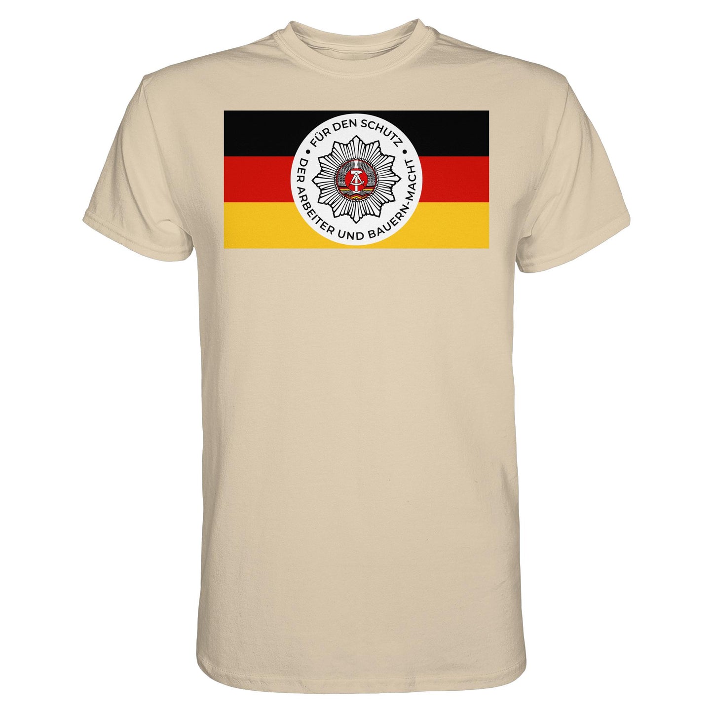 DDR Ostalgie Shirt Unisex • NVA - FÜR DEN SCHUTZ DER ARBEITER- UND BAUERNMACHT (ORIGINAL BANDEROLE)