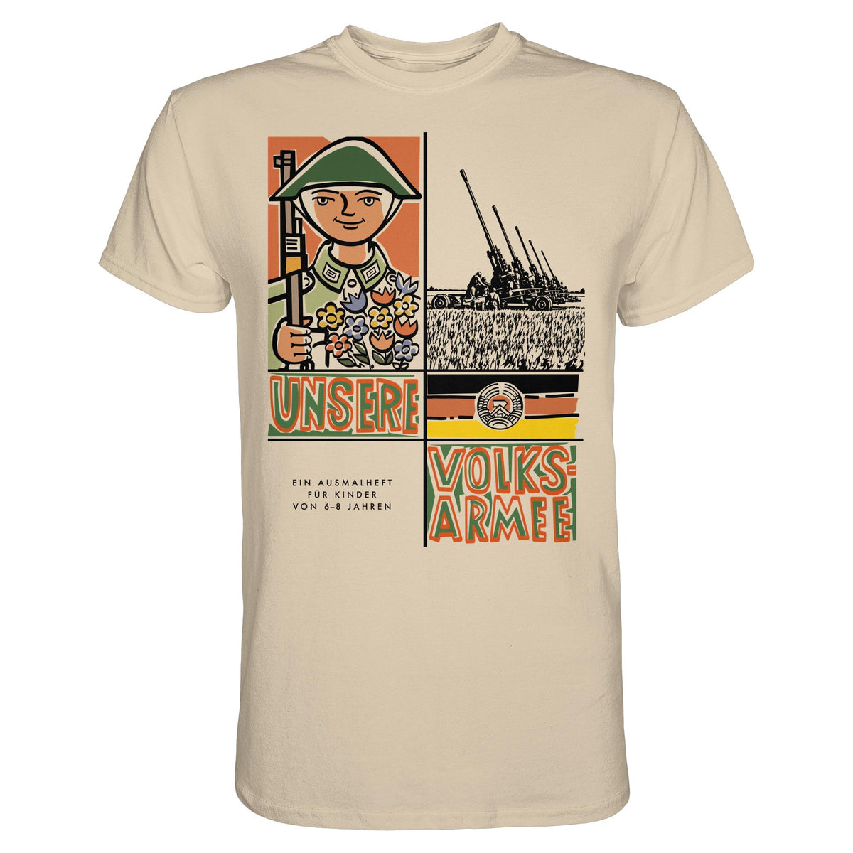 NVA - UNSERE VOLKSARMEE (AUSMALHEFT) | DDR Ostalgie Shirt Unisex