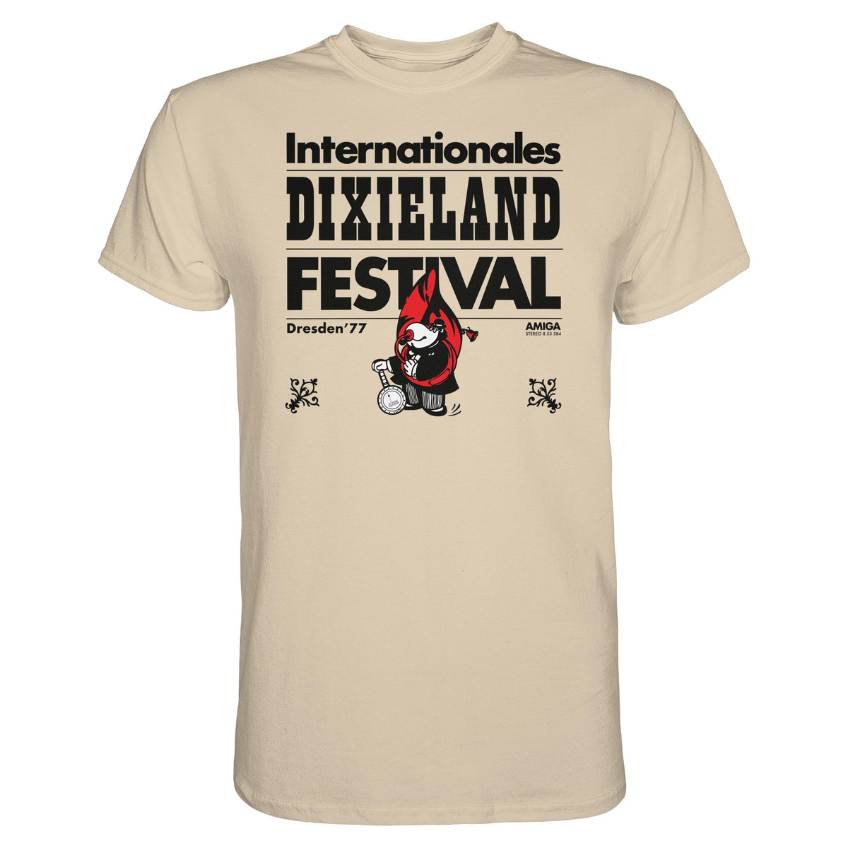 DDR Ostalgie Shirt Unisex • INTERNATIONALES DIXIELAND FESTIVAL DRESDEN 1977