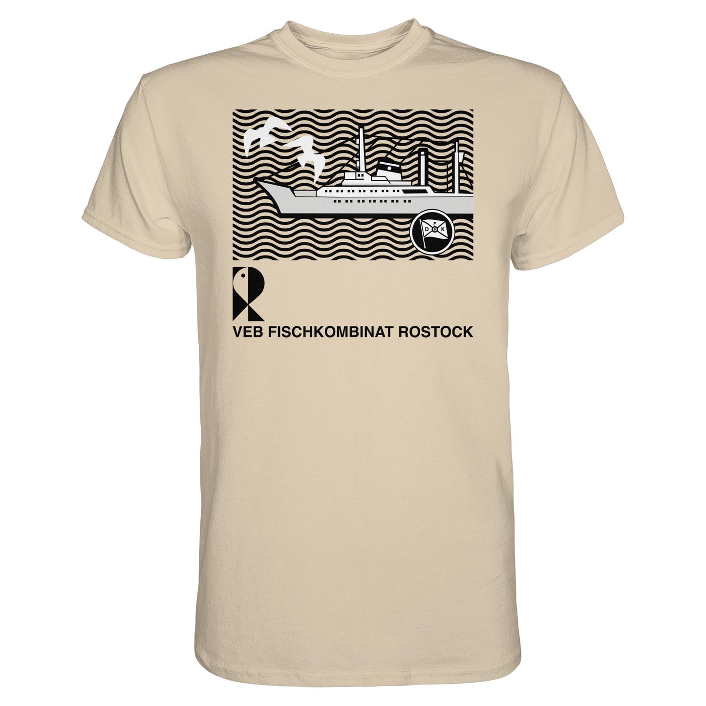 DDR Ostalgie Shirt Unisex • VEB FISCHKOMBINAT ROSTOCK
