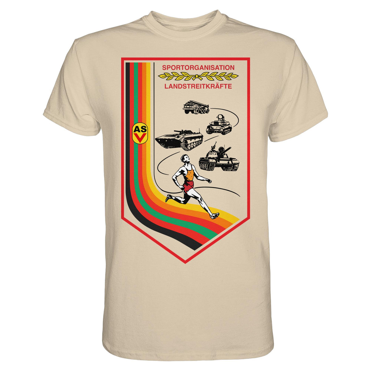 NVA ASV - SPORTORGANISATION LANDSTREITKRÄFTE | DDR Ostalgie Shirt Unisex