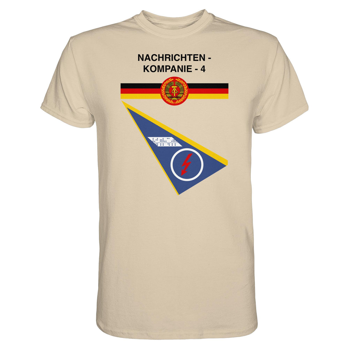 DDR Ostalgie Shirt Unisex • NVA - NACHRICHTENKOMPANIE 4