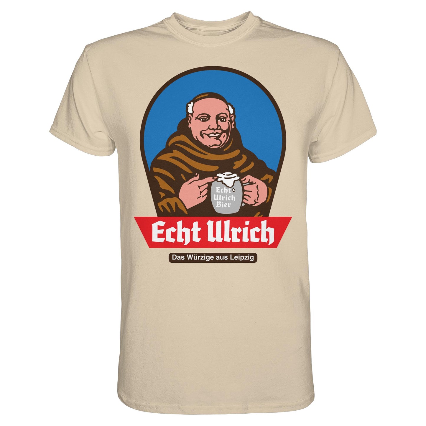 DDR Ostalgie Shirt Unisex • ECHT ULRICH BIER LEIPZIG