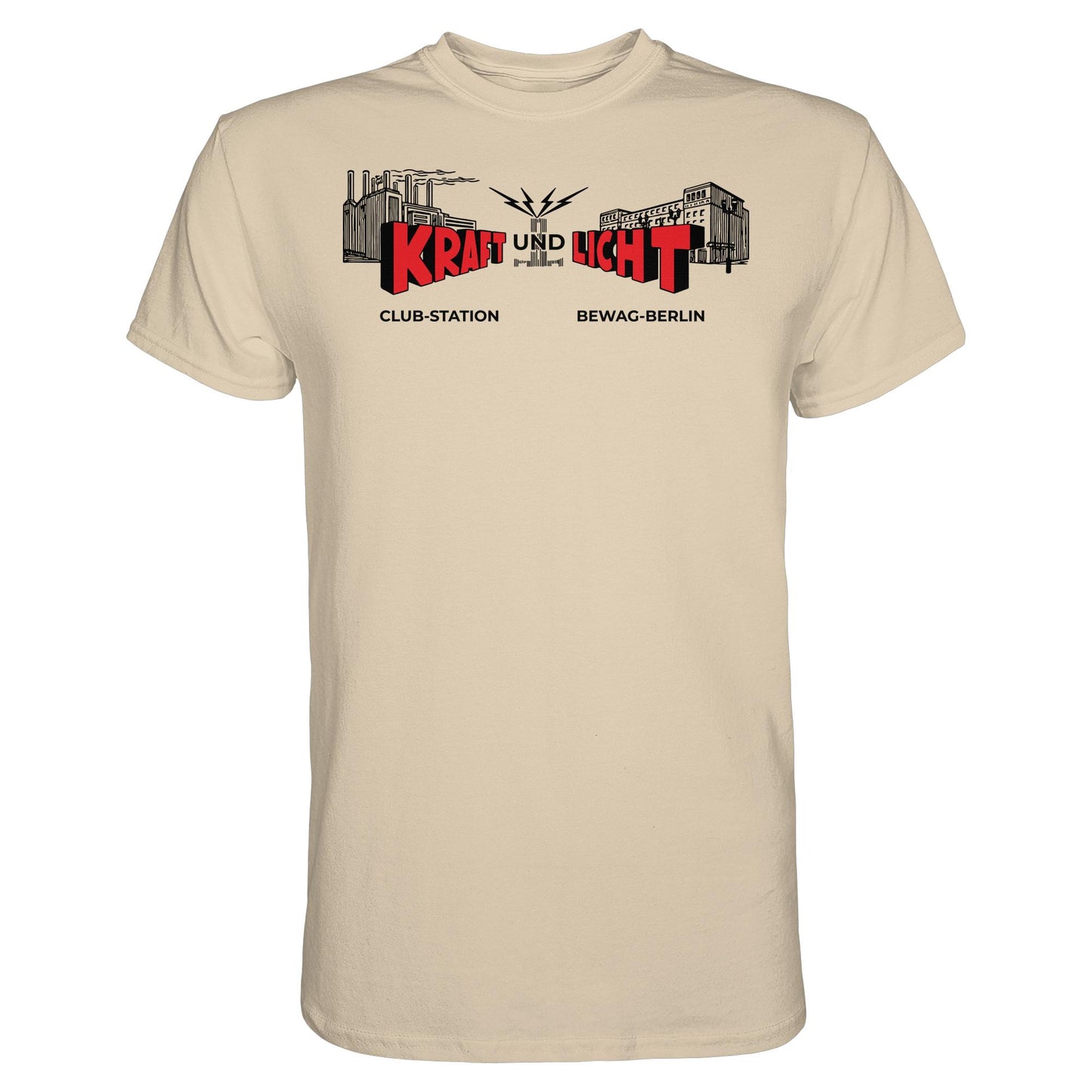 DDR Ostalgie Shirt Unisex • KRAFT UND LICHT - BEWAG BERLIN