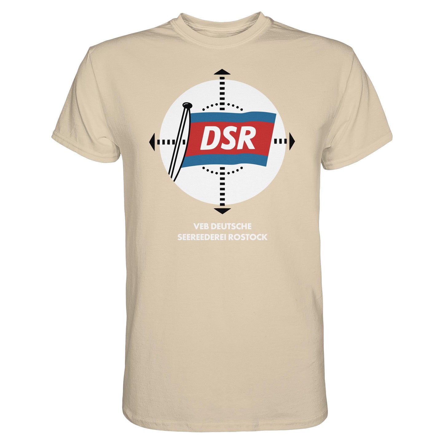 DDR Ostalgie Shirt Unisex • DSR - VEB DEUTSCHE SEEREEDEREI ROSTOCK