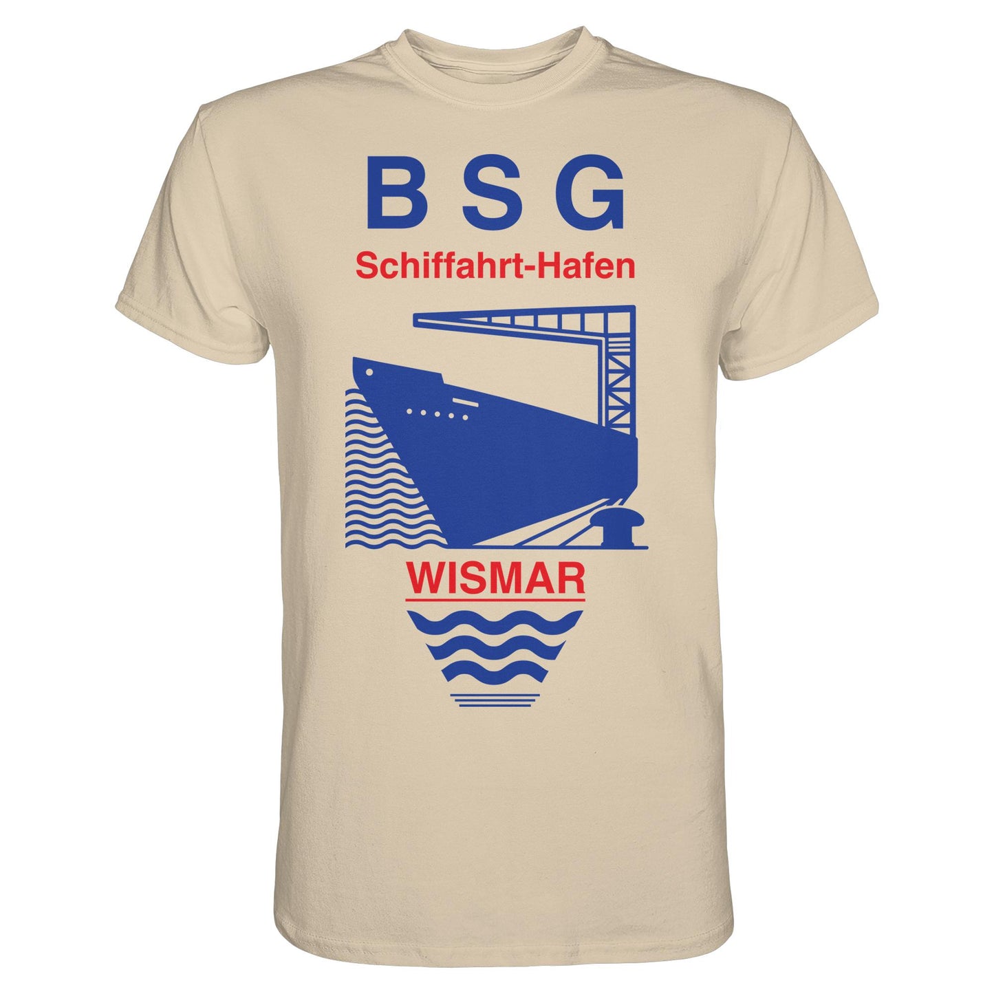 DDR Ostalgie Shirt Unisex • BSG SCHIFFAHRT HAFEN WISMAR
